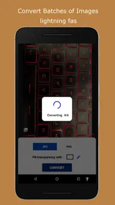 JPEG / PNG Image File Converte android App screenshot 1